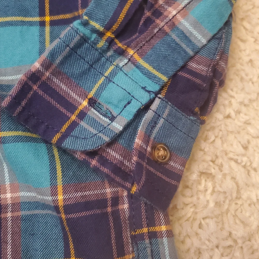 5 For $25 Carter's Plaid Button Up Shirt Toddler Size 3T Blue‎